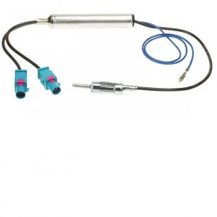 Переходник антенный двойной Audi/Merc/Skoda/VW Incar ISO ANT-3