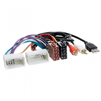 Переходник для автомагнитолы Hyundai IX-35, Solaris, KIA Sportage 10+ (AUX+USB) Incar HY-03A