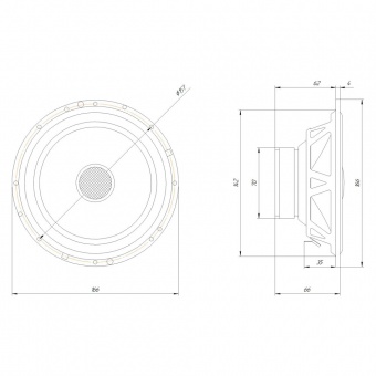Автоакустика коаксиальная ORIS ELECTRONICS Type X