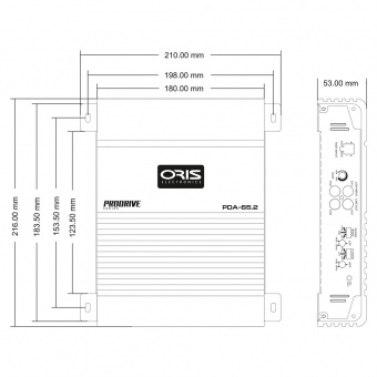 Усилитель ORIS ELECTRONICS PDA-65.2