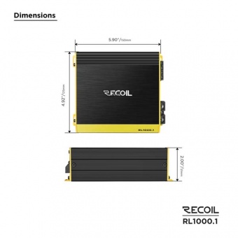 Усилитель Recoil RL1000.1