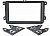 Переходная рамка 2 DIN W Golf5, Passat B6, Touran, Jetta, Tiguan, Amarok, Caddy INCAR RVW-N11