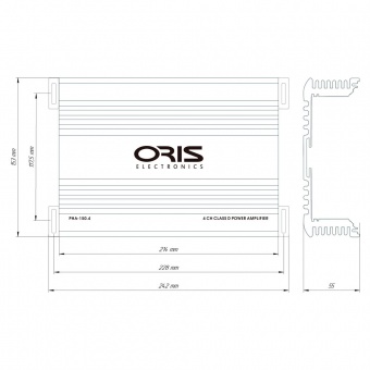 Усилитель ORIS ELECTRONICS PHA-150.4