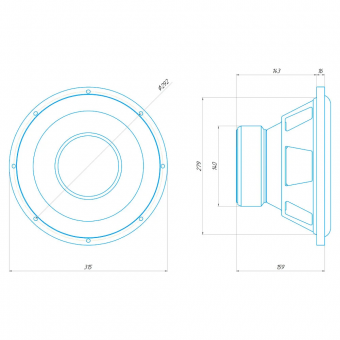Сабвуфер ORIS ELECTRONICS EL-12