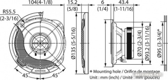 Акустическая система KENWOOD KFC-PS1096