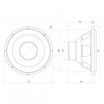 Сабвуфер ORIS ELECTRONICS JB-12R