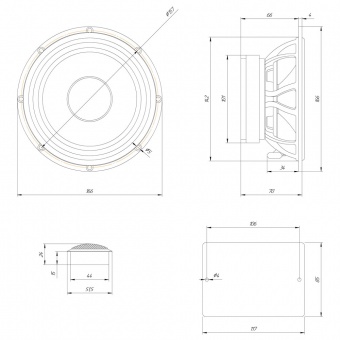 Автоакустика компонентная ORIS ELECTRONICS Type 3
