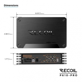 Процессорный усилитель RECOIL P610-PRO