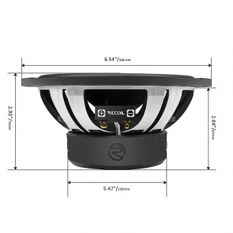 Автоакустика коаксиальная RECOIL SPX65