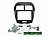 Установочный набор для Mitsubishi ASX ALPINE KIT-8ASX