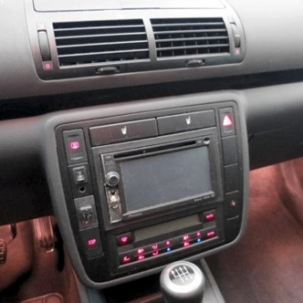 Переходная рамка 2 DIN VW Sharan 04+, Ford Galaxy до 05  INCAR RVW-N06