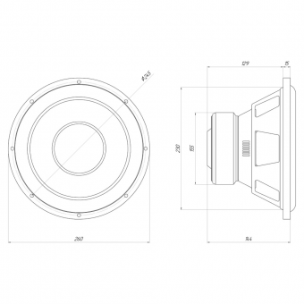 Сабвуфер ORIS ELECTRONICS FT-10