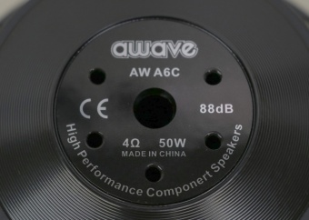 Автоакустика компонентная Awave AW A6C