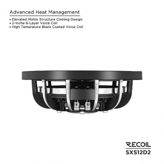 Сабвуфер RECOIL SXS12D2 SLIM