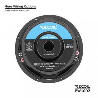Сабвуфер RECOIL PW10D2