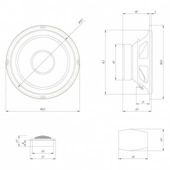 Автоакустика компонентная ORIS ELECTRONICS FT-165