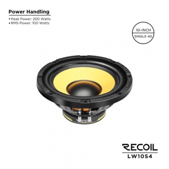 Сабвуфер RECOIL LW10S4
