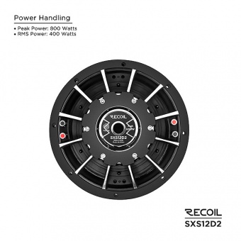 Сабвуфер RECOIL SXS12D2 SLIM