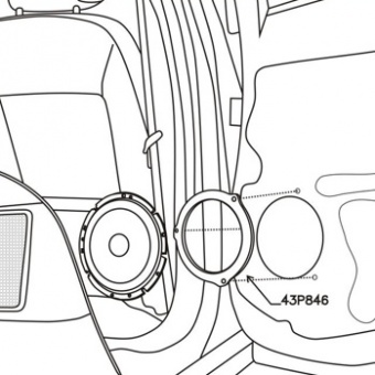 Проставочные кольца Ø160 мм FORD тыл INCAR RFO-N915