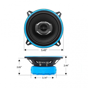 Автоакустика коаксиальная RECOIL RCX-525