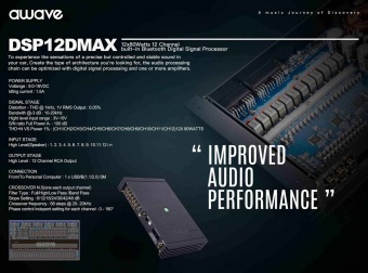 Процессорный усилитель Awave DSP12DMAX
