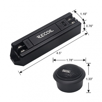 Автоакустика твитеры RECOIL RET1