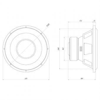 Сабвуфер ORIS ELECTRONICS UP2-12