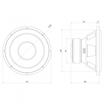 Сабвуфер ORIS ELECTRONICS UP1-12