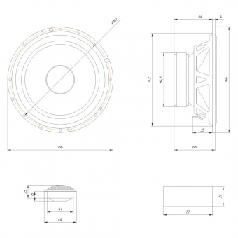 Автоакустика компонентная ORIS ELECTRONICS Type  Integration