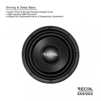 Сабвуфер RECOIL SXS12D2 SLIM