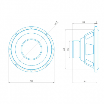 Сабвуфер ORIS ELECTRONICS EL-10