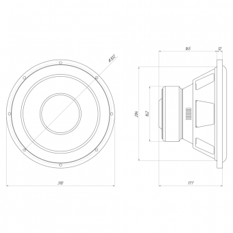Сабвуфер ORIS ELECTRONICS HK-12S
