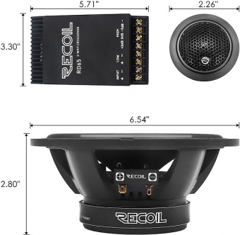 Автоакустика компонентная RECOIL RD65