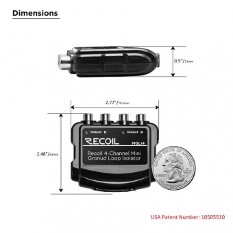 Шумоподавитель заземления RECOIL MGLI4